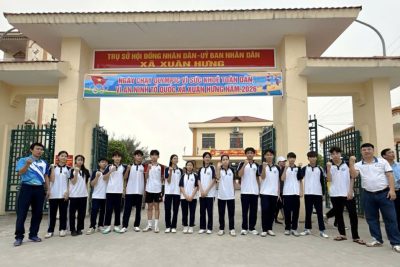 HỌC SINH TRƯỜNG THCS XUÂN BẮC SÔI NỔI THAM GIA NGÀY CHẠY OLYMPIC VÌ SỨC KHỎE TOÀN DÂN